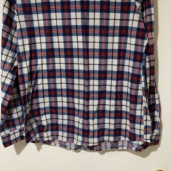 Flannel Shirt Ladies Long Sleeve Button Down XL - Picture 8 of 10